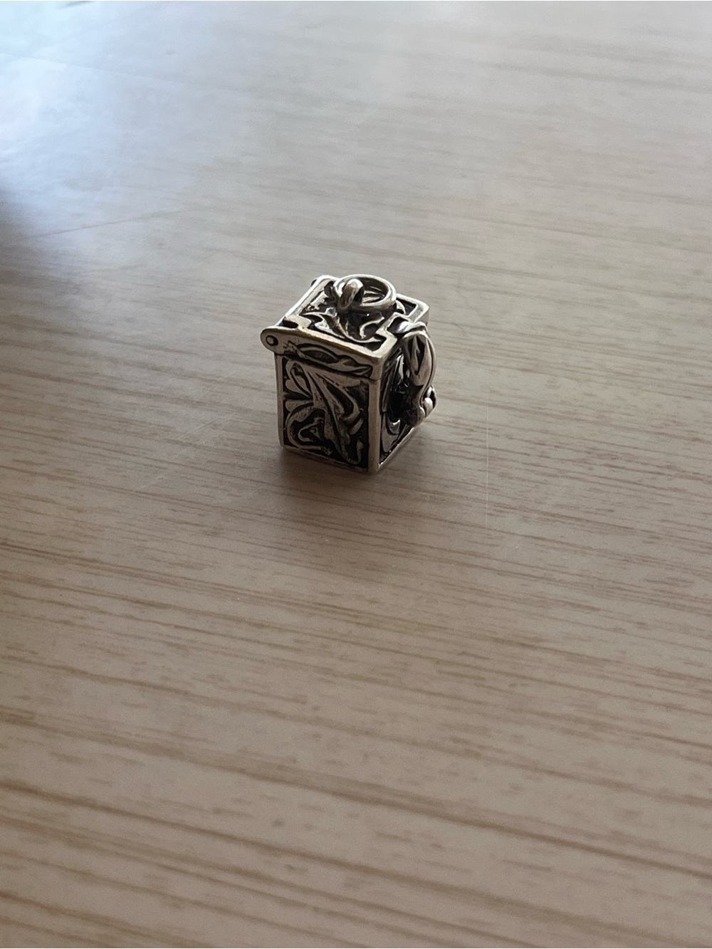 Small Vintage Filigree Charm Box Prayer Box